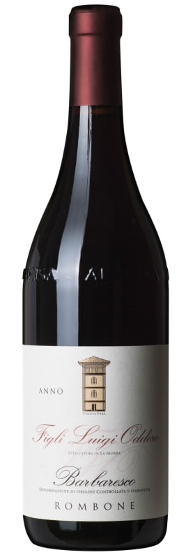Figli Luigi Oddero Barbaresco Rombone 2018 Front Bottle Shot