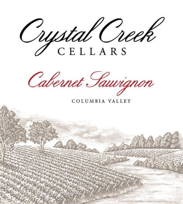 Crystal Creek Cellars Cabernet Sauvignon 2016 Front Label