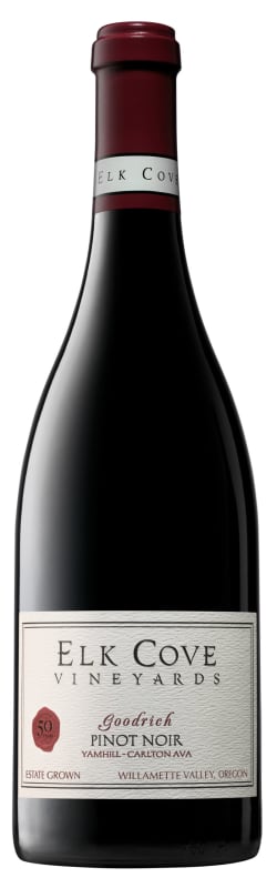 Elk Cove Goodrich Vineyard Pinot Noir 2023 Front Bottle Shot