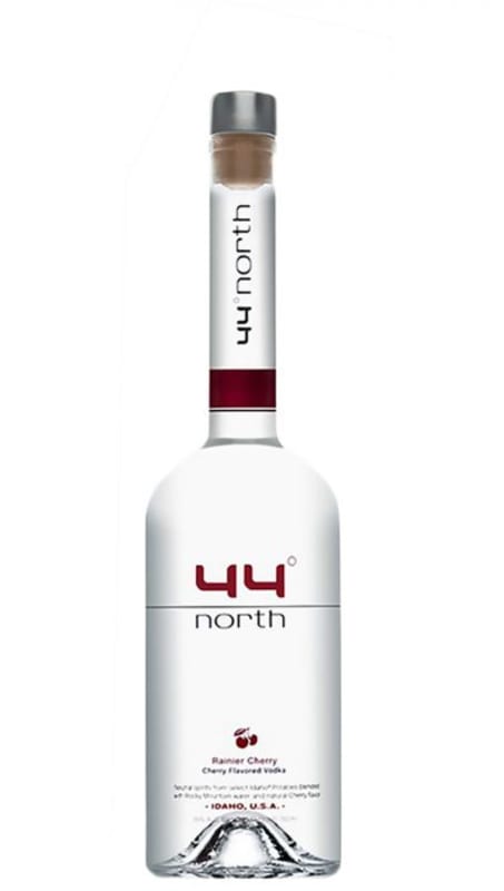 44 North Rainier Cherry Vodka Front Bottle Shot