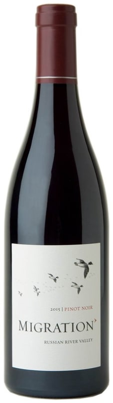 Migration Russian River Pinot Noir 2015 Front Bottle Shot
