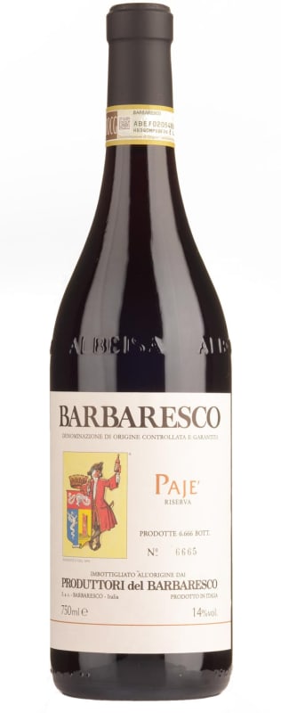 Produttori del Barbaresco Barbaresco Paje Riserva 2015 Front Bottle Shot