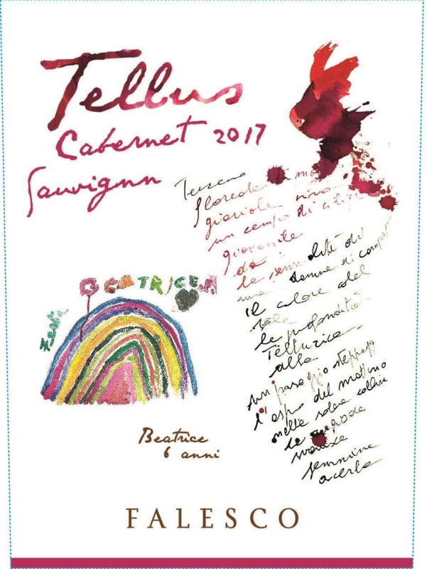 Tellus Cabernet Sauvignon 2017 Front Label