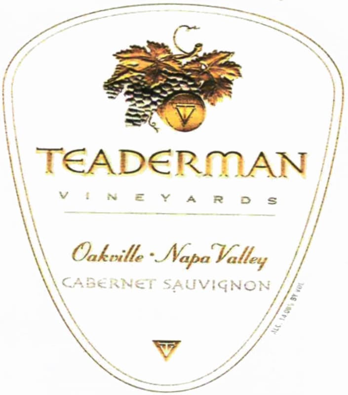 Teaderman Vineyards Cabernet Sauvignon 2005 Front Label