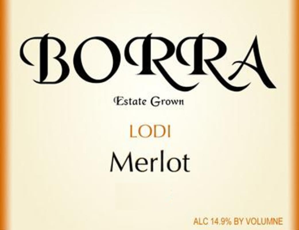Stephen Borra Wines Merlot 2013 Front Label
