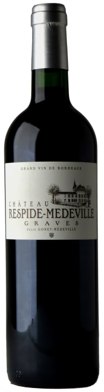Chateau Respide Medeville Rouge 2017 Front Bottle Shot