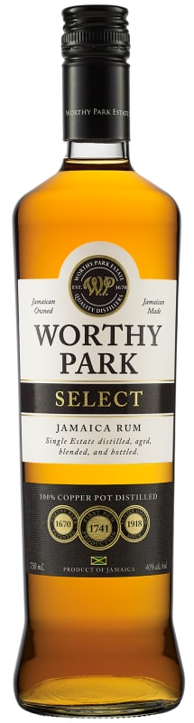 Worthy Park Select Rum Front Bottle Shot