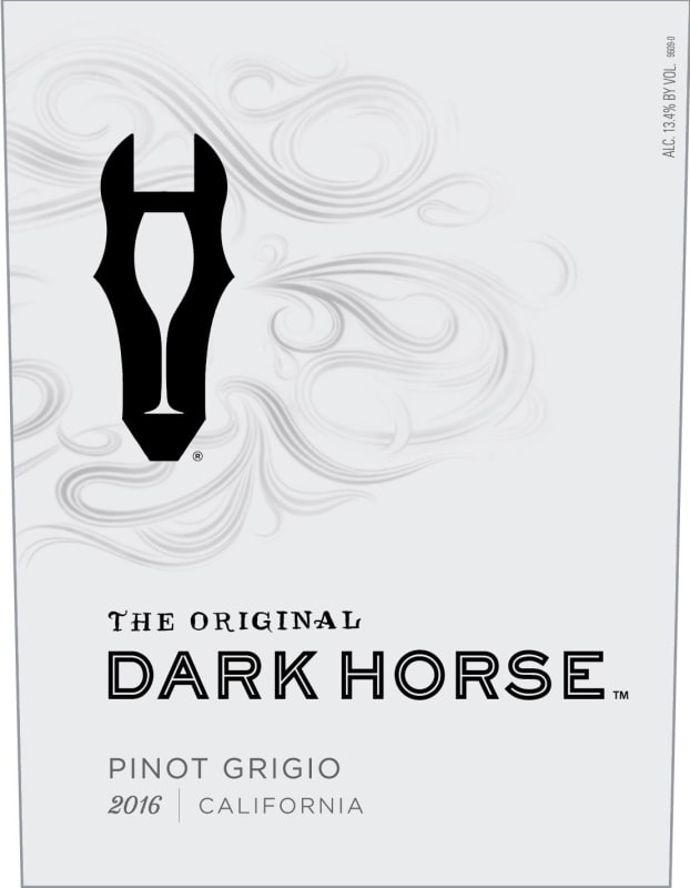 Dark Horse Pinot Grigio 2016 Front Label