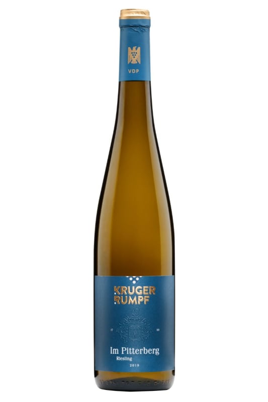 Kruger-Rumpf Im Pitterberg Riesling Spatlese Goldkapsel 2019 Front Bottle Shot