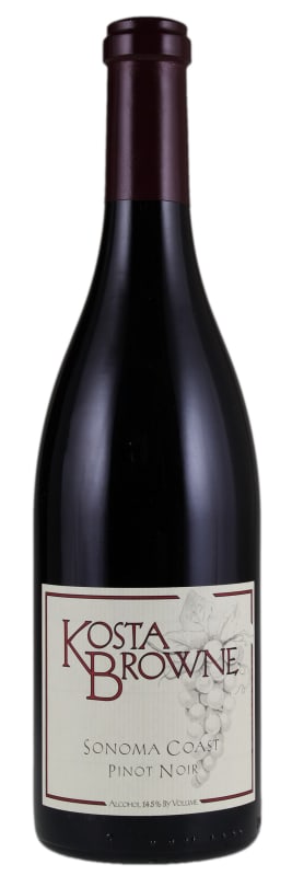 Kosta Browne Sonoma Coast Pinot Noir 2010 Front Bottle Shot