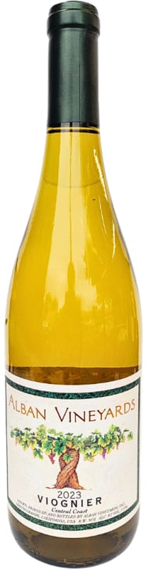 Alban Central Coast Viognier 2023 Front Bottle Shot