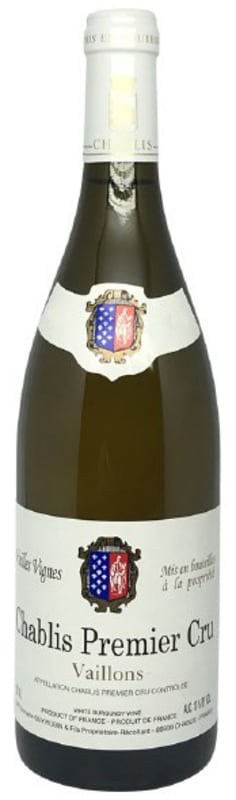 Domaine Guy Robin Chablis Vaillons Vieilles Vignes Premier Cru 2021 Front Bottle Shot