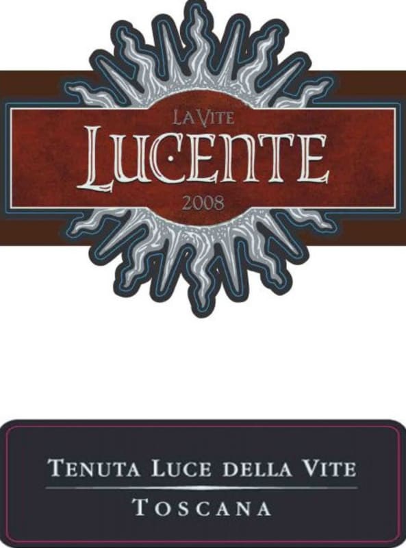 Tenuta Luce Lucente 2008 Front Label