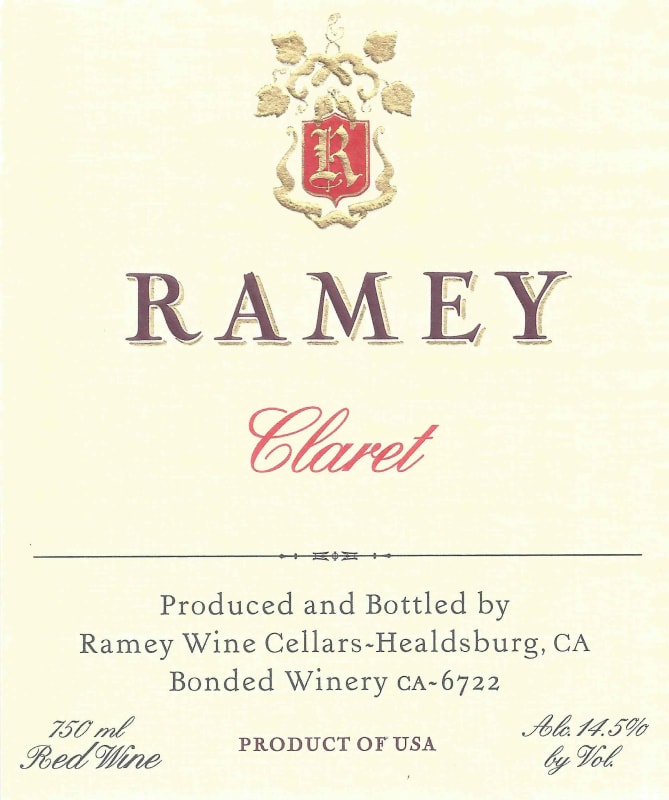 Ramey Napa Valley Claret (375ML half-bottle) 2017 Front Label