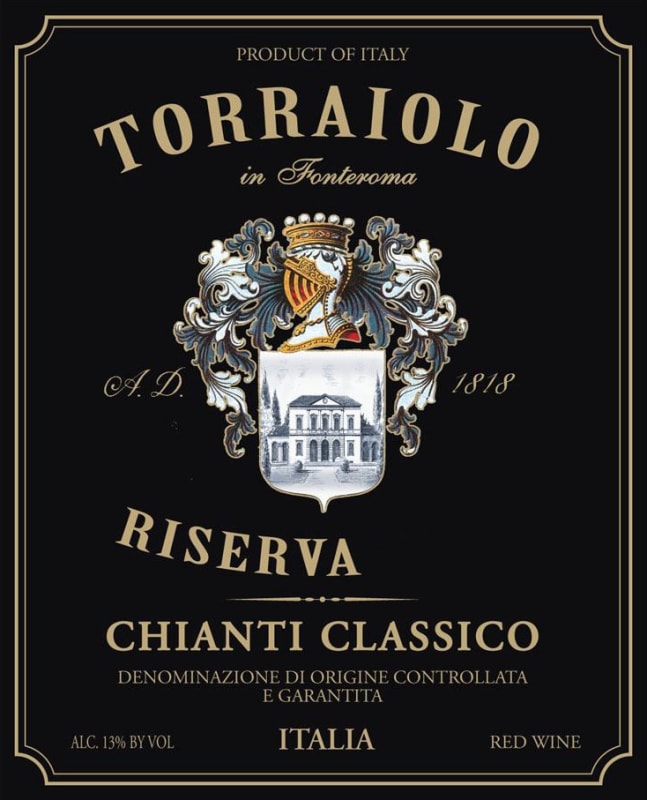 Torraiolo Chianti Classico Riserva Sangiovese 2012 Front Label