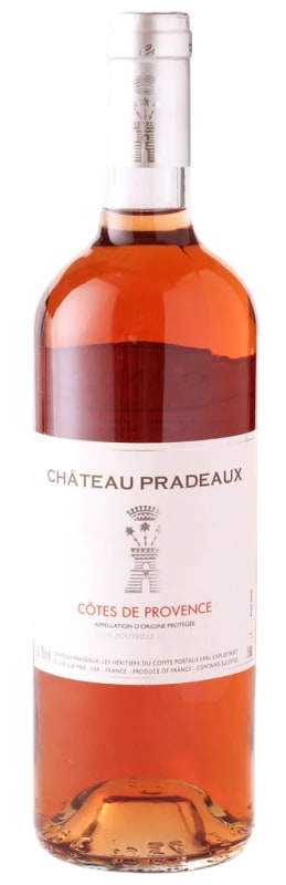Chateau Pradeaux Cotes de Provence Rose 2022 Front Bottle Shot