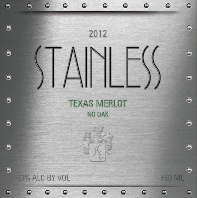 Kiepersol Estates Stainless Merlot 2012 Front Label