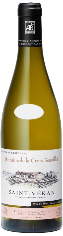 Domaine de la Croix Senaillet Saint-Veran 2021 Front Bottle Shot