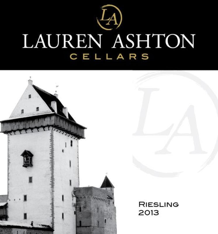 Lauren Ashton Cellars Riesling 2013 Front Label