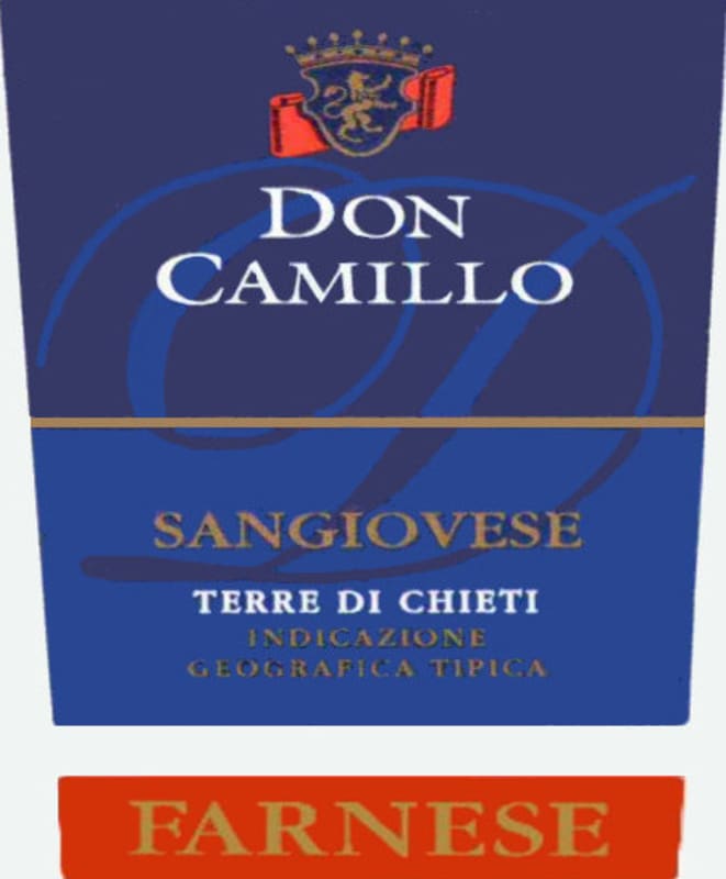 Farnese Don Camillo Sangiovese 2016 Front Label