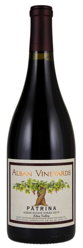 Alban Patrina Estate Syrah 2013 Front Bottle Shot