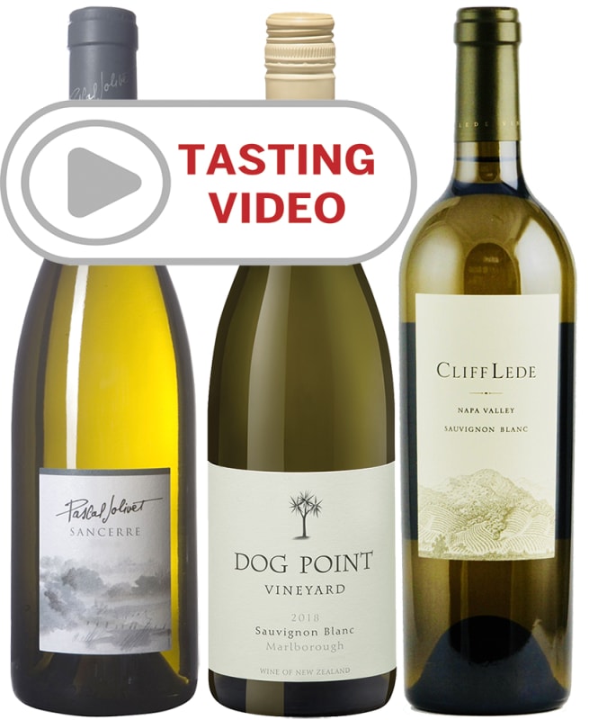 Wine Style Trio: Sauvignon Blanc with Tasting Video Gift Product Image