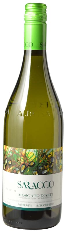 Saracco Moscato d'Asti (375ML half-bottle) 2018 Front Bottle Shot