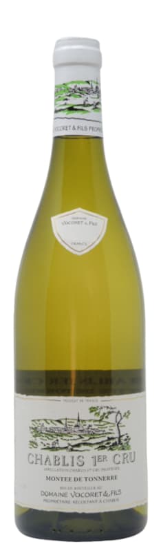 Vocoret Chablis Montee de Tonnerre Premier Cru 2018 Front Bottle Shot