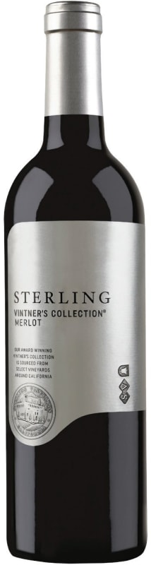Sterling Vintner's Collection Merlot 2014 Front Bottle Shot