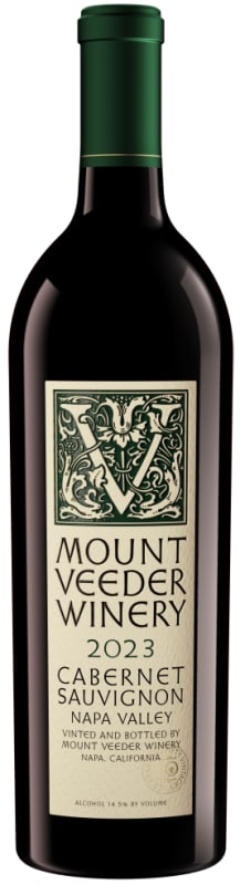 Mount Veeder Winery Cabernet Sauvignon 2023 Front Bottle Shot