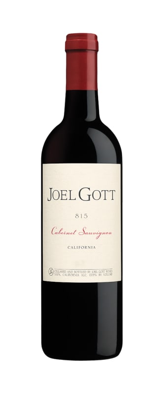 Joel Gott Blend No. 815 Cabernet Sauvignon 2019 Front Bottle Shot