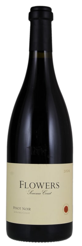 Flowers Sonoma Coast Pinot Noir 2004 Front Bottle Shot