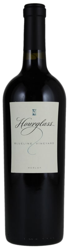 Hourglass Blueline Vineyard Merlot 2016 Front Bottle Shot
