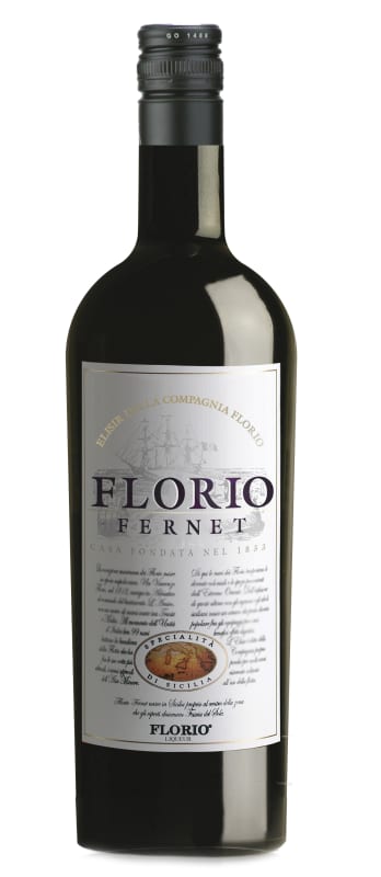 Florio Fernet Liqueur Front Bottle Shot