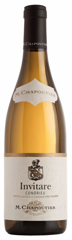 M. Chapoutier Invitare Condrieu 2022 Front Bottle Shot