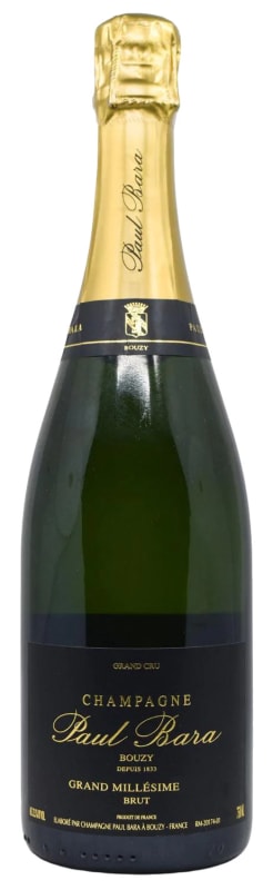 Paul Bara Brut Millesime Grand Cru 2018 Front Bottle Shot