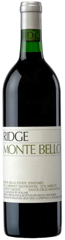 Ridge Monte Bello (3 Liter Bottle) 2015 Front Bottle Shot
