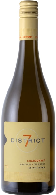 District 7 Chardonnay 2022 Front Bottle Shot