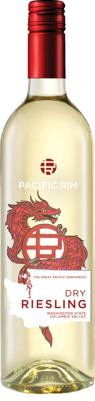 Pacific Rim Dry Riesling 2019 Front Bottle Shot