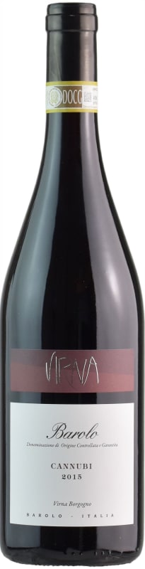 Virna Borgogno Barolo Cannubi 2015 Front Bottle Shot