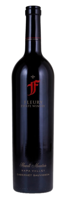 Fleury Estate Winery Howell Mountain Cabernet Sauvignon 2012 Front Bottle Shot