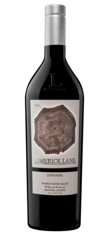Limerick Lane Russian River Zinfandel 2019 Front Bottle Shot