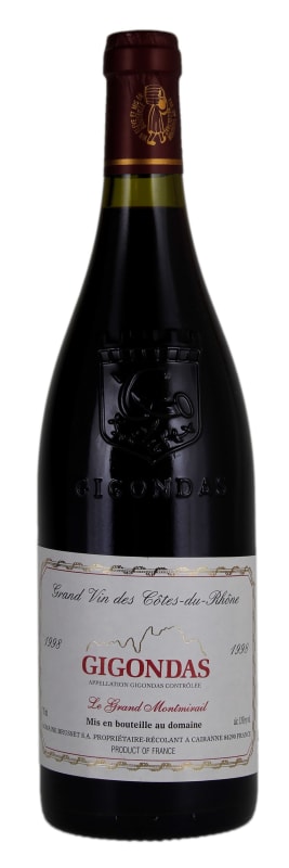 Domaine Brusset Gigondas Le Grand Montmirail (bin soiled label) 1998 Front Bottle Shot