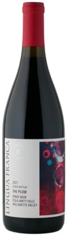 Lingua Franca The Plow Pinot Noir 2021 Front Bottle Shot