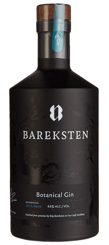 Bareksten Botanical Gin Front Bottle Shot