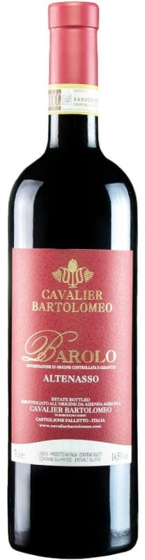 Cavalier Bartolomeo Barolo Altenasso 2015 Front Bottle Shot