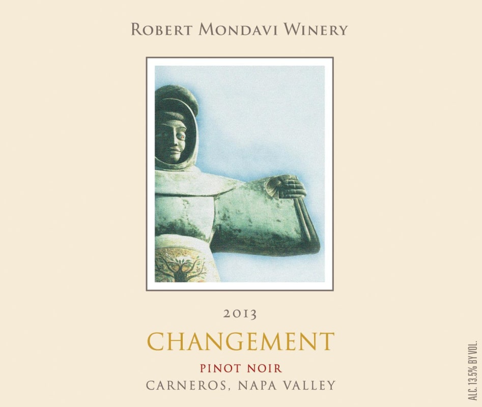 Robert Mondavi Changement Pinot Noir 2013 Front Label