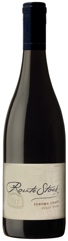 RouteStock Route 116 Sonoma Coast Pinot Noir 2016 Front Bottle Shot