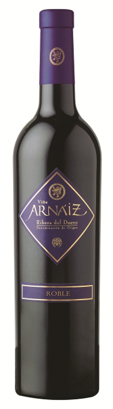 Vina Arnaiz Roble 2012 Front Bottle Shot