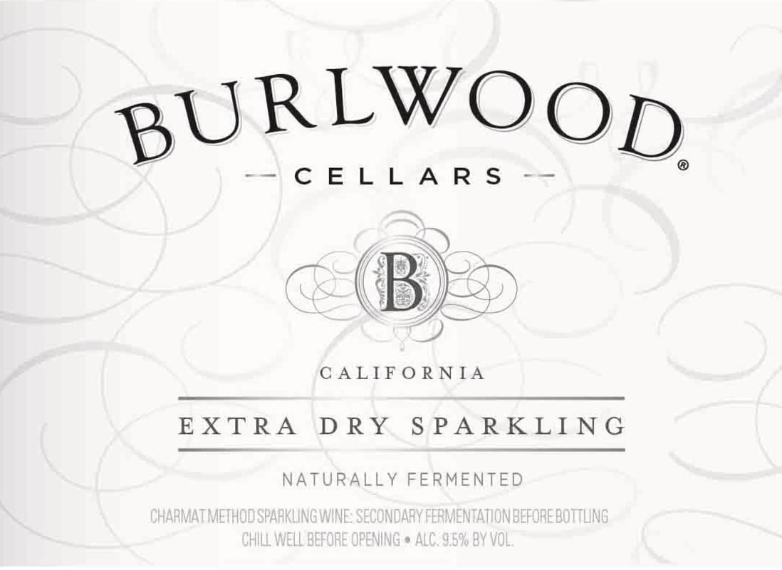 Burlwood Extra Dry Sparkling Front Label